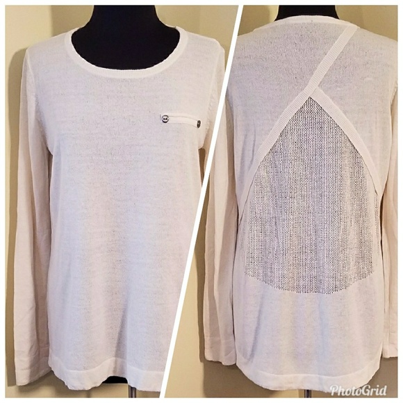 Tribal Sweaters - NWOT, Tribal, Cream Crew Knit Sweater, Medium